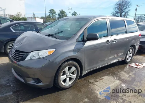 2014 Toyota Sienna L V6 7 Passenger from USA, damaged, VIN 5TDZK3DCXES457457
